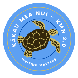 Kākau Mea Nui 2.0 (Writing Matters) Logo