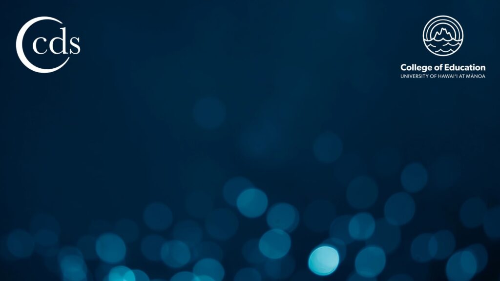 CDS Zoom background (dark blue with blurry dots)