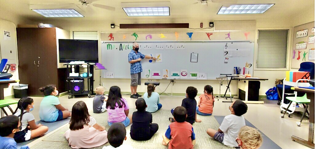 Hong in classroom