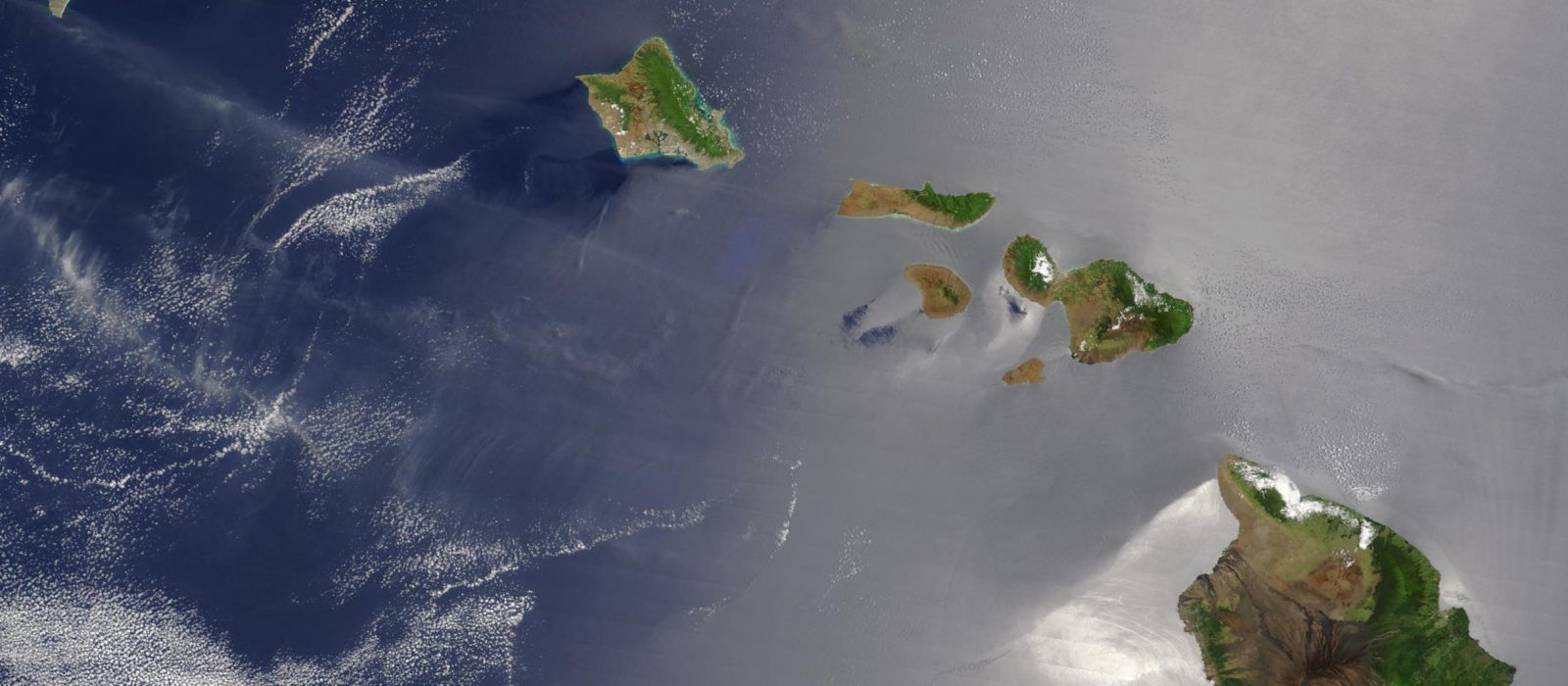 MODIS Image of Hawai‘i, NASA Earth Observatory