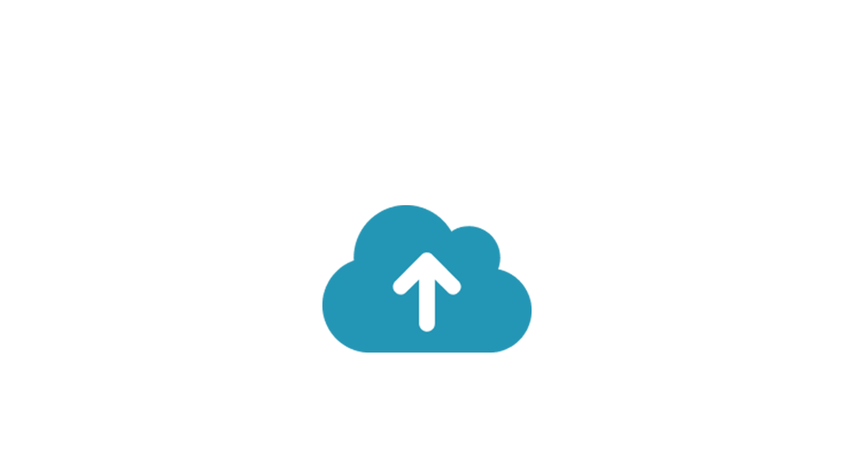 cloud with upload icon