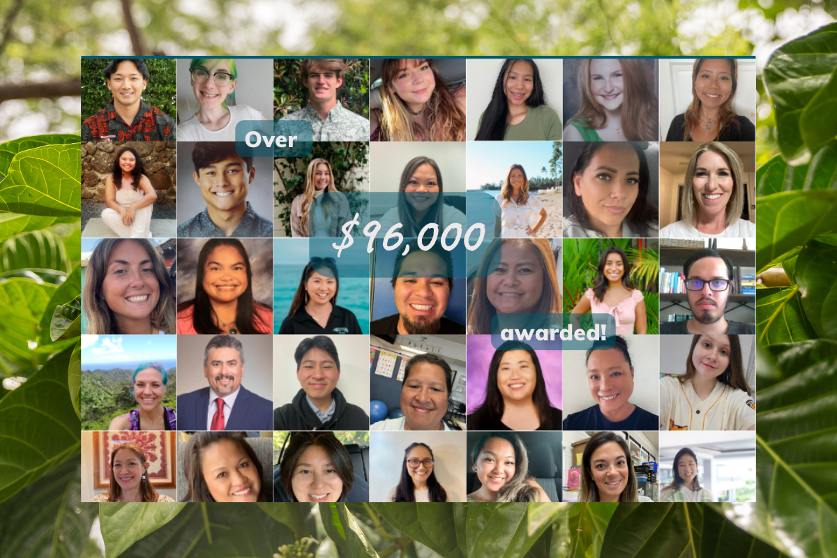 collage of profile pics of 35 scholarship recipients