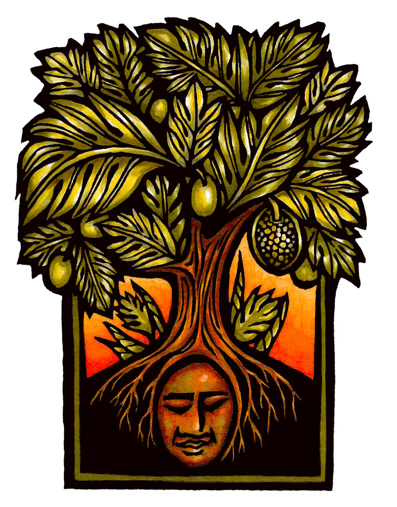 ulu tree illustration with ku
