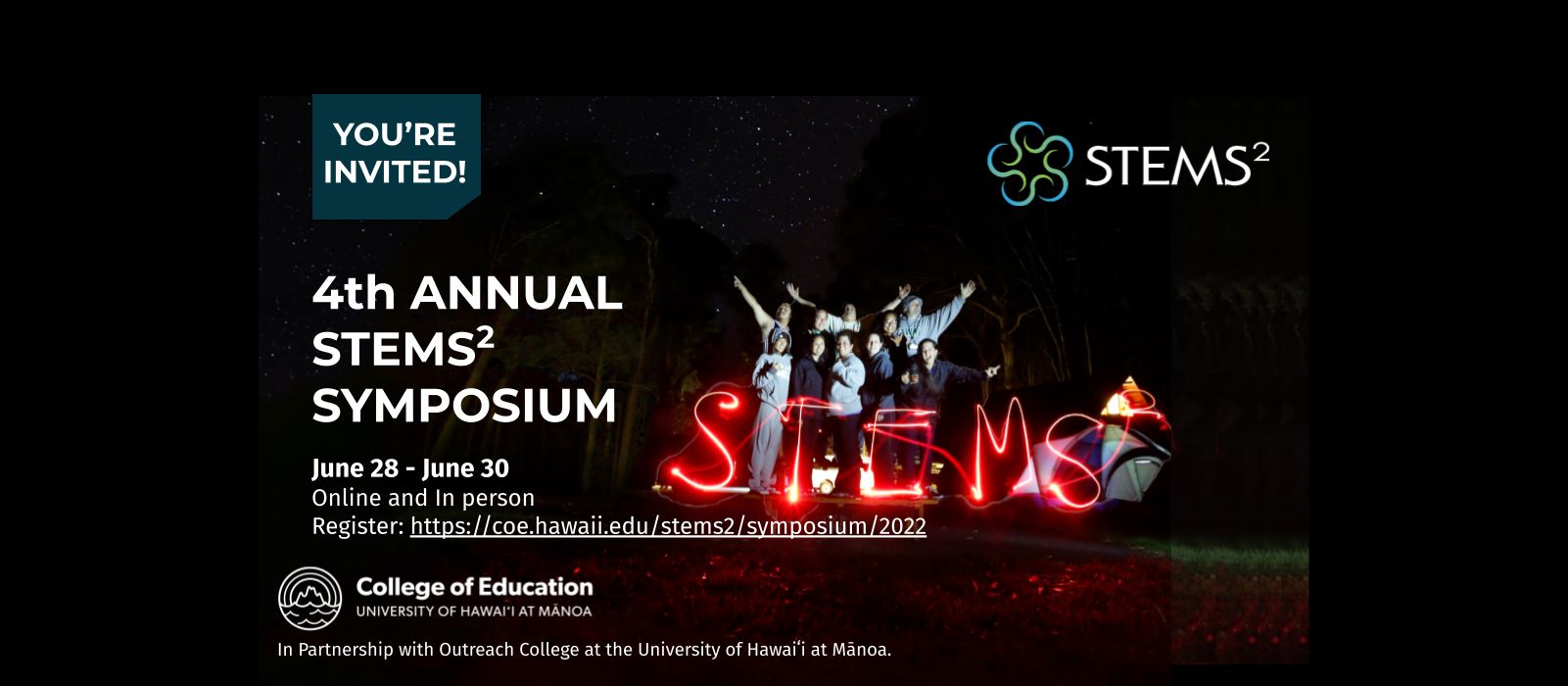 Your&#039;re Invited to the 2022 STEMS^2 Symposium