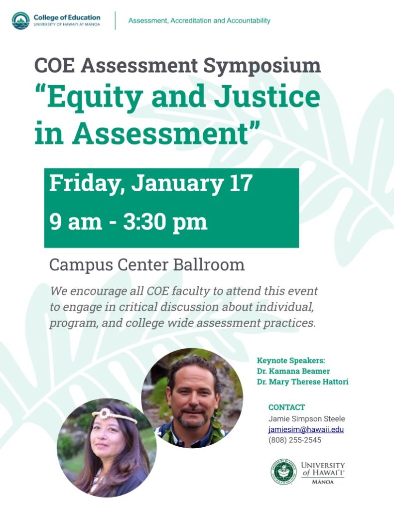 assessment symposium flyer