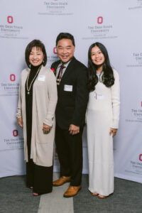 Dean Murata with wife and daughter