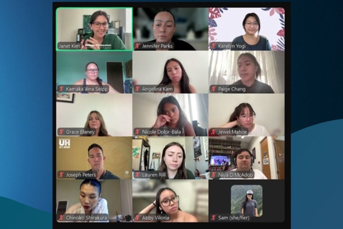 social media ambassadors meet via Zoom